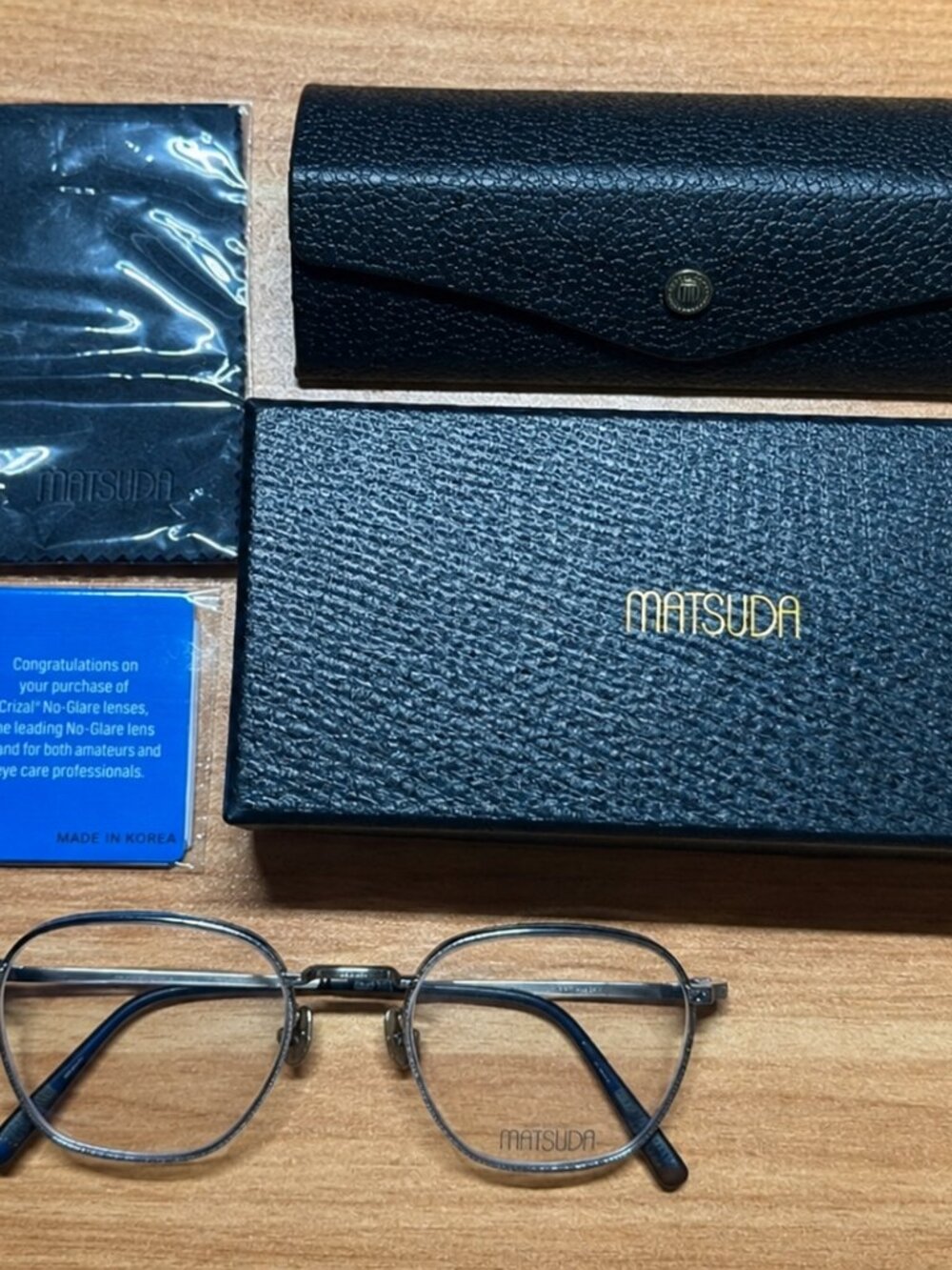 Matsuda M3101 - Titanium Glasses (Hand Crafted In Japan)